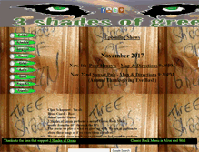 Tablet Screenshot of 3shadesofgreenband.com